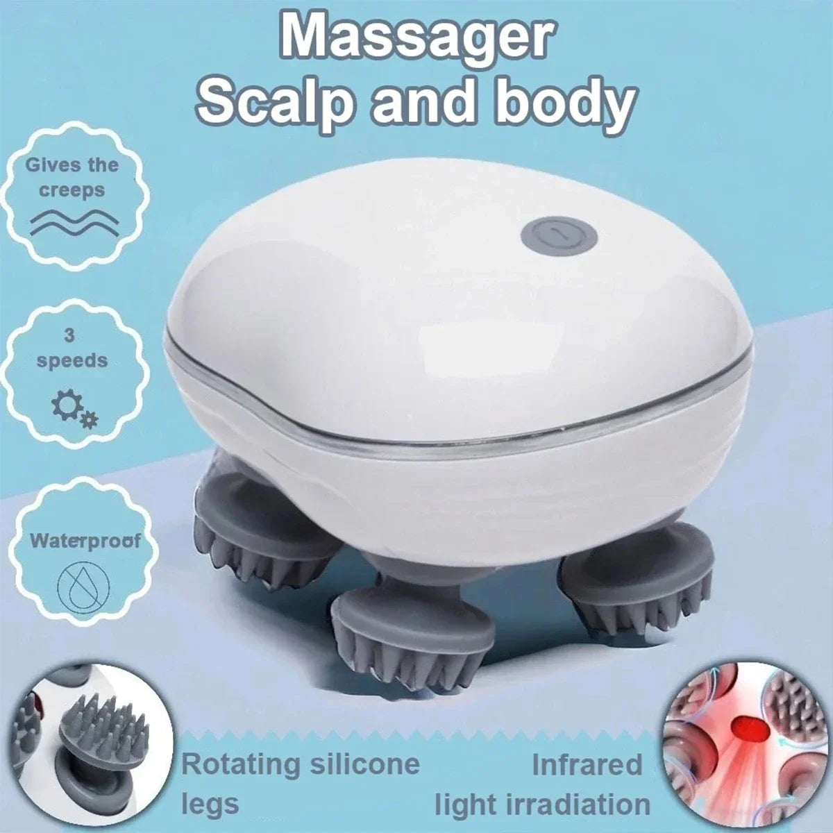 Relax & Shine Scalp Massager